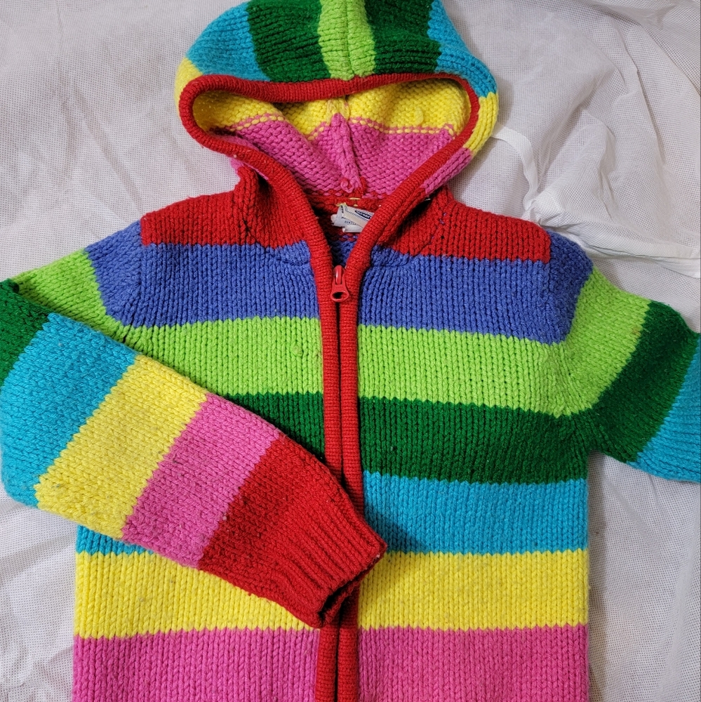 Girls old navy rainbow sweater